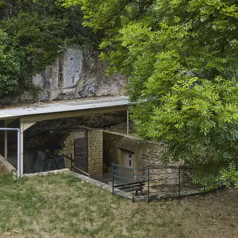 Gisement du Moustier, vue aérienne, Damien Lachas DLW25-0223