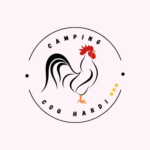 LOGO ROND camping coq hardi - 1