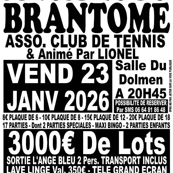 Loto (Brantome, Brantôme en Périgord) | Dordogne Périgord Tourisme