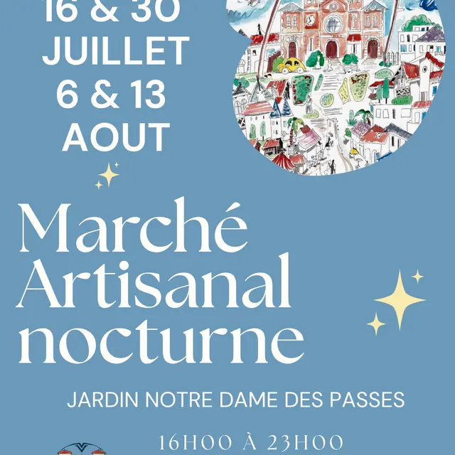 Marché artisanal nocturne 16 & 30 JUILLET 6 & 13 AOUT - 1