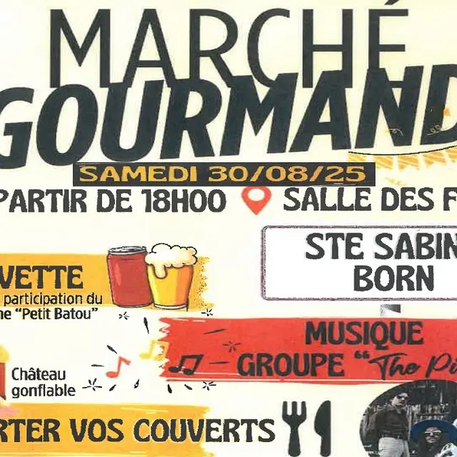 Marché gourmand St Sabine