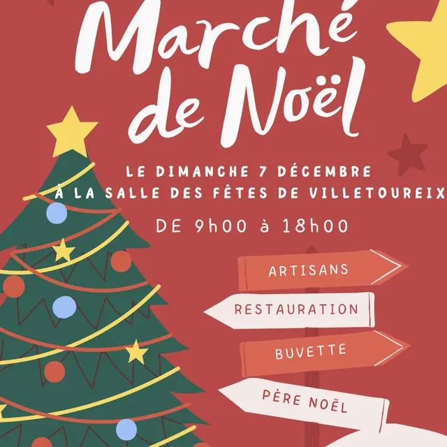 Marché de Noël villetoureix 7 décembre