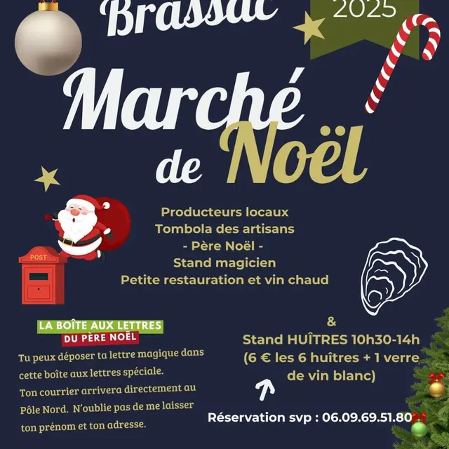 Marché de Noël Grand Brassac 7 décembre