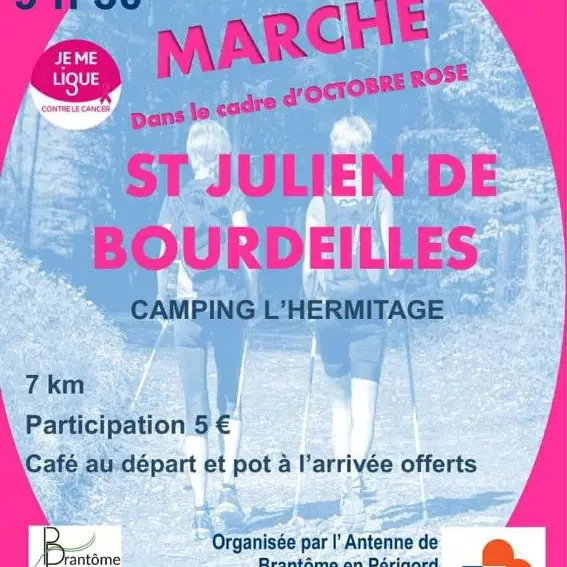Marche octobre rose St-Julien-de-Bourdeilles