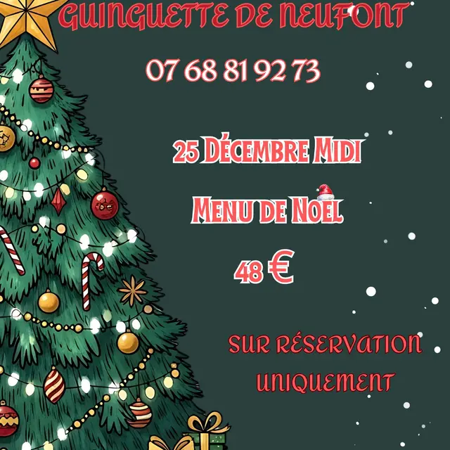 Menu Noël 2025 - 1