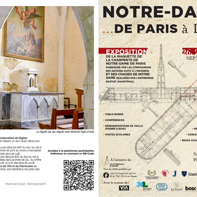 Notre dame de Paris à Doazit 26.28 septembre