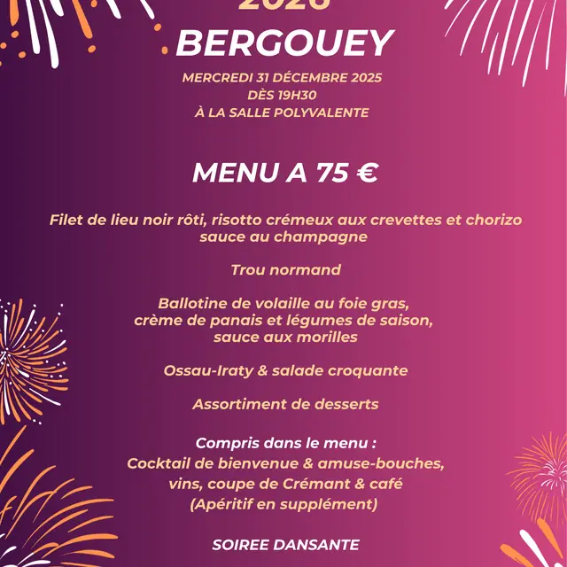 Nouvel an Bergouey 31 DEC 25