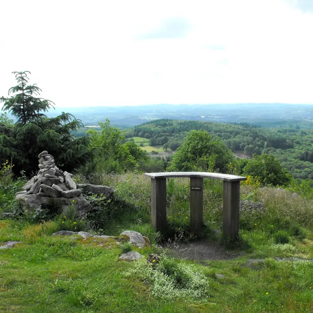 Point de vue au Puy des Roches
