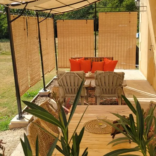 Périgord Noir Vallée Dordogne - La Prairie - terrasse