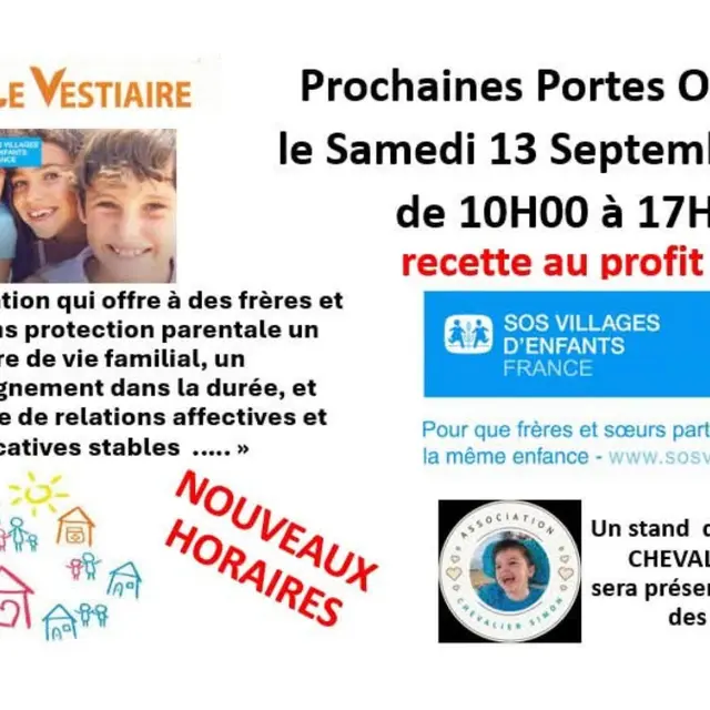 Portes ouvertes Vestiaires 13 sept Eymet