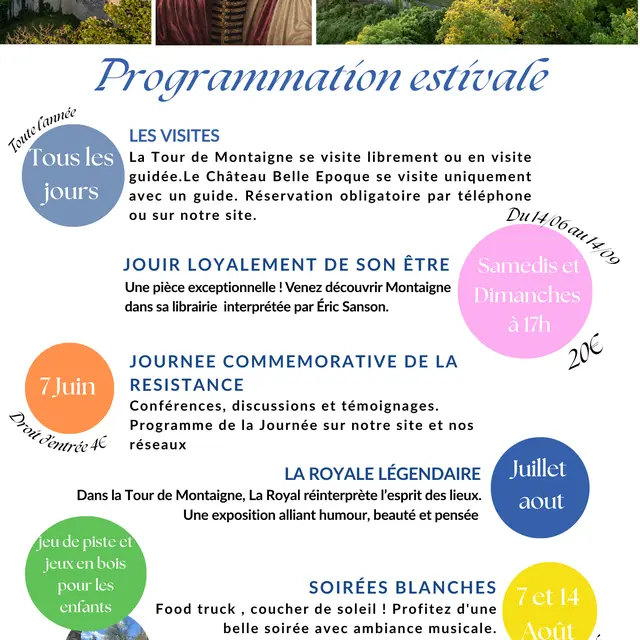 Programmations été 2025
