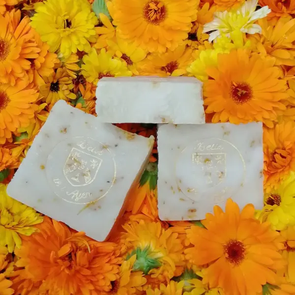 Savonnerie-belle-de-l'ayen-Carsac-savon-calendula-vallee-isle-perigord
