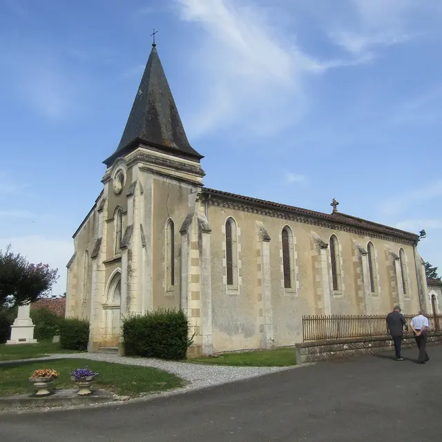 Sentier de l'Adour - Eglise de Gousse