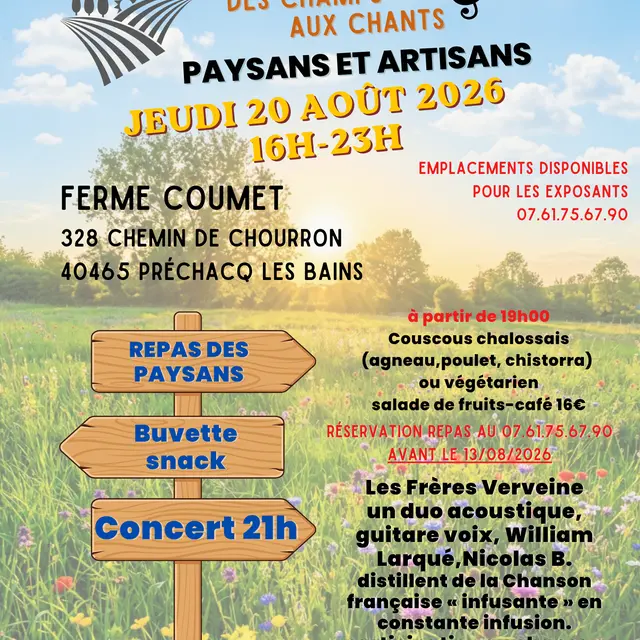 marché PAYSAN - aout 2025