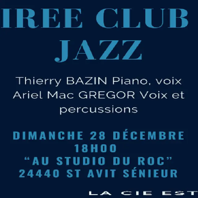 Soirée Jazz St Avit Senieur