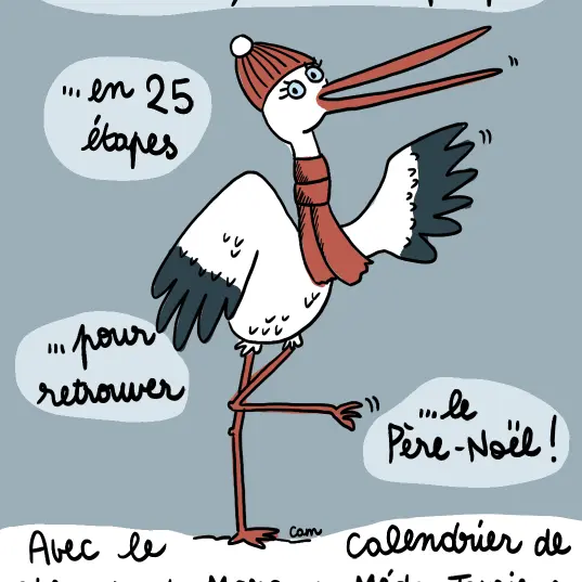 Teaser - Le calendrier de l'avent de Margaux Médoc Tourisme (BD)