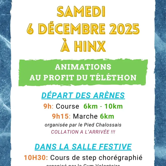 Téléthon Hinx 6 DEC2025