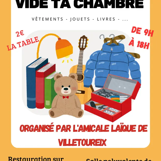 Vide chambre villetoureix