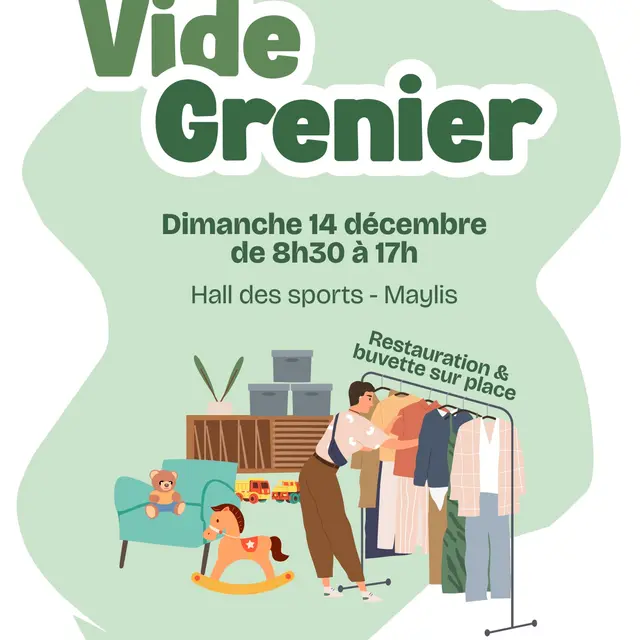Vide grenier Maylis 14 DEC