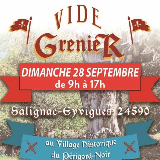 Vide grenier village historique du PN 28-09
