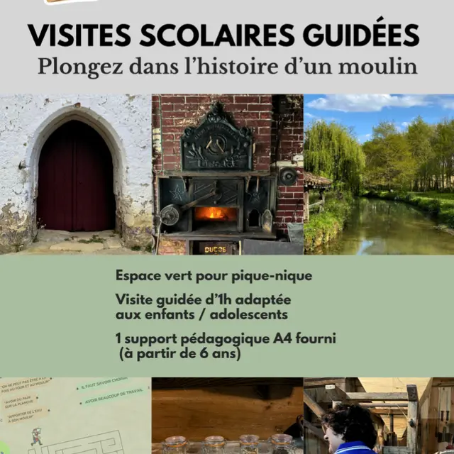 Visites moulin de la Gouaougue 17 + 18 mai