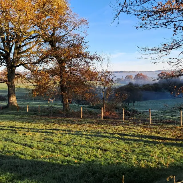 Gîte les Sabots de Laine, paysage de la ferme
