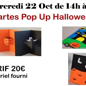 carte pop up halloween