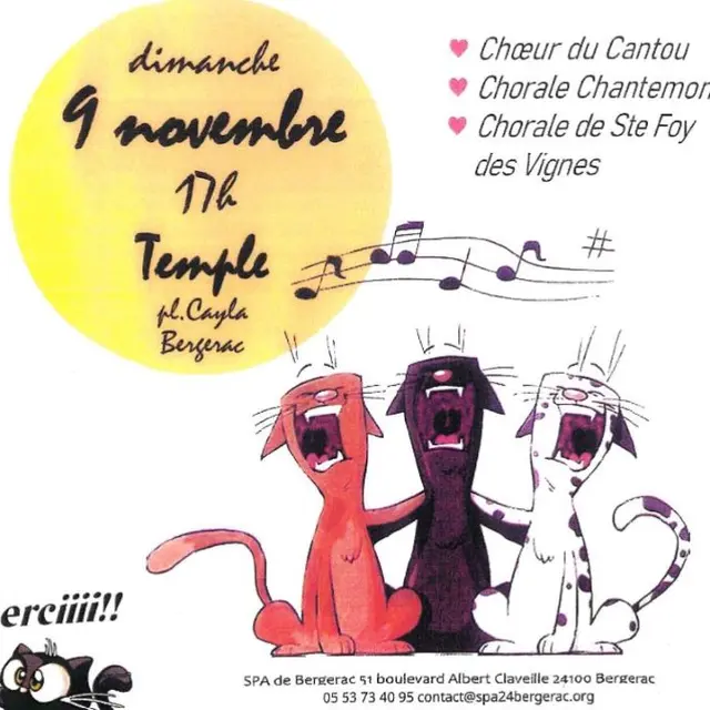 choeurs pour les animaux