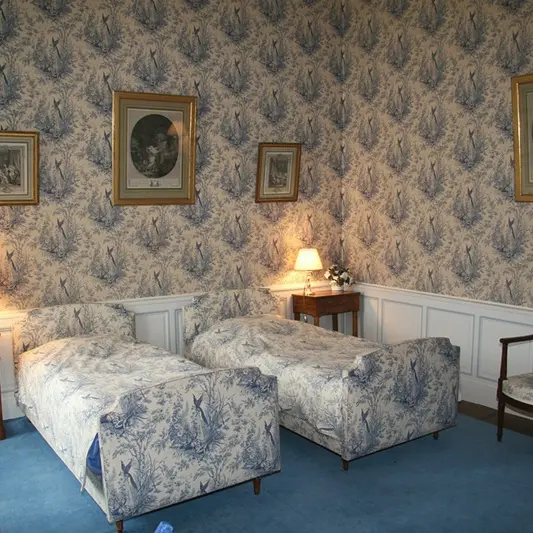 chambre bleue
