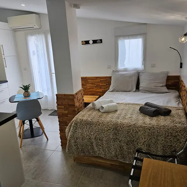 chambre et piece de vie