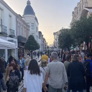 Deballage des commercants