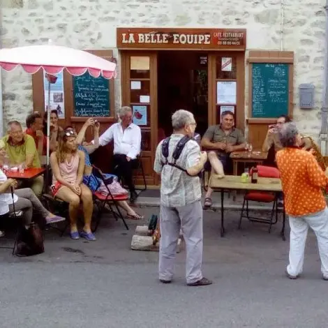 Déjeuner à la Belle Equipe