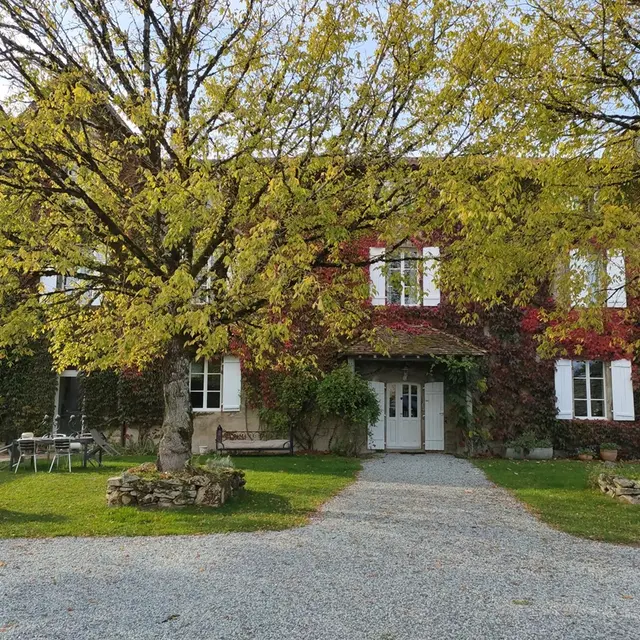 maison de face automne