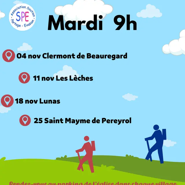 Randonnée les lèches