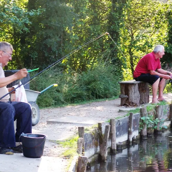 pisciculture moulin de Boissonnie Douzillac  étang de pêche