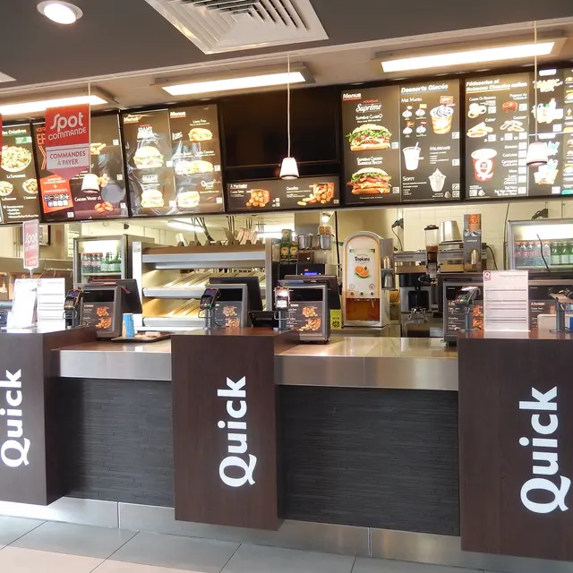 Restaurant Quick - Pau - comptoir