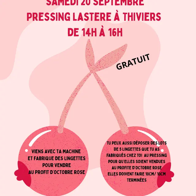 affiche cours de couture
