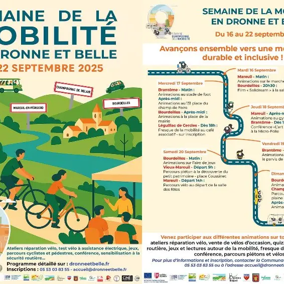 semaine mobilité dronen belle 2025