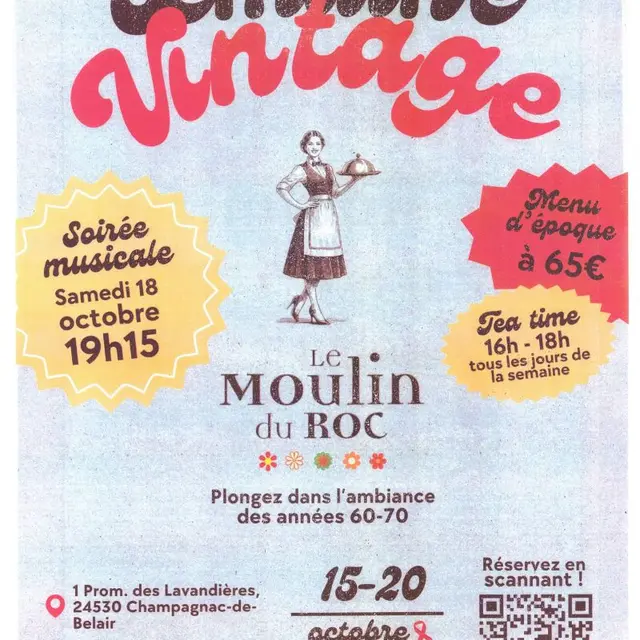 semaine vintage moulin roc