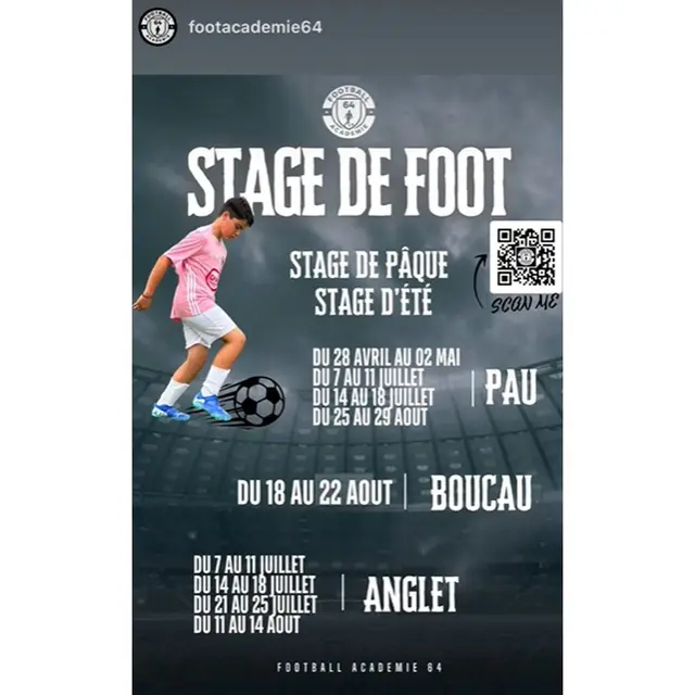 stage de foot gelos
