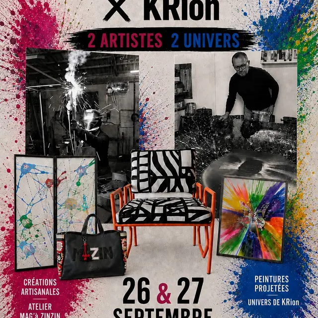 EXPO CREATION ARTISTIQUE MAG'A ZINZIN X KRION