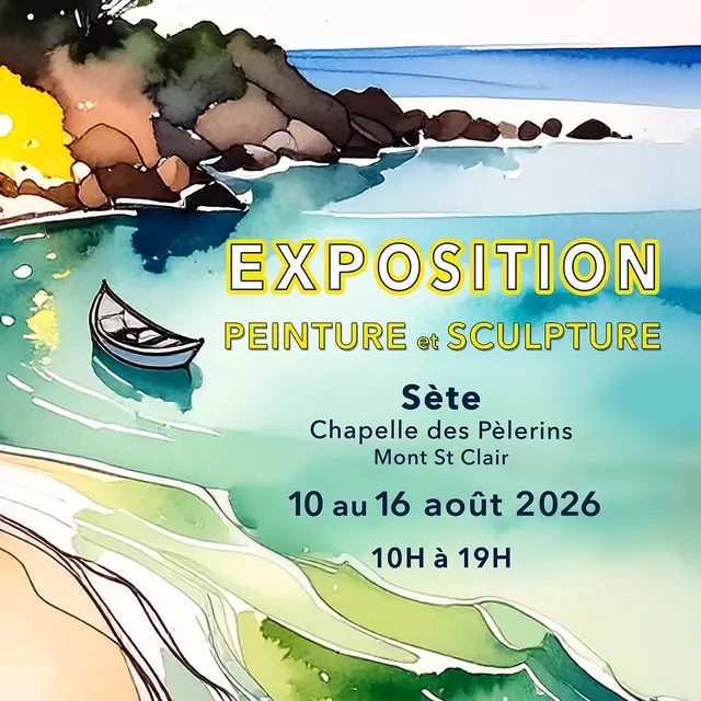 affiche expo APSP à Sète