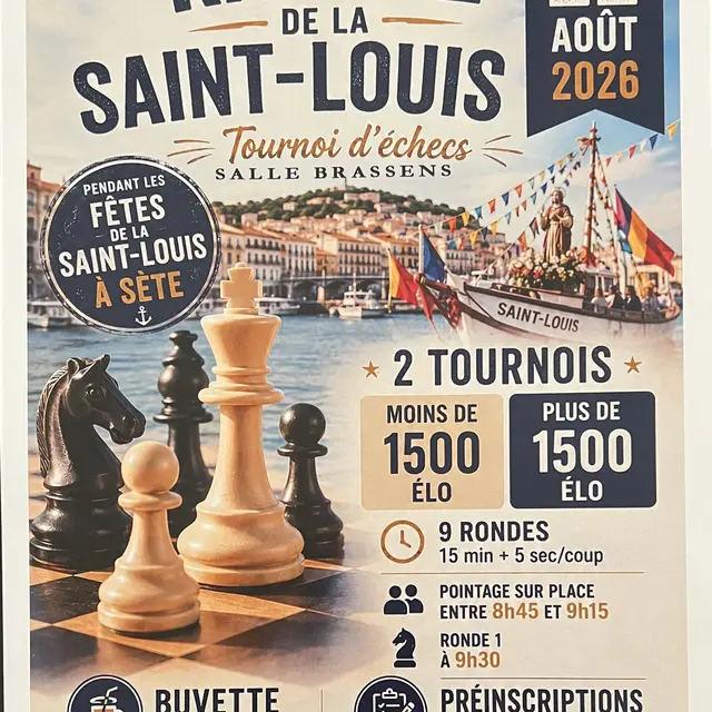 TOURNOI D'ECHEC SAINT LOUIS