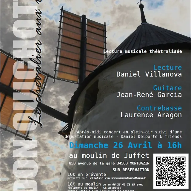 CONCERT : DON QUICHOTTE AU MOULIN DE JUFFET