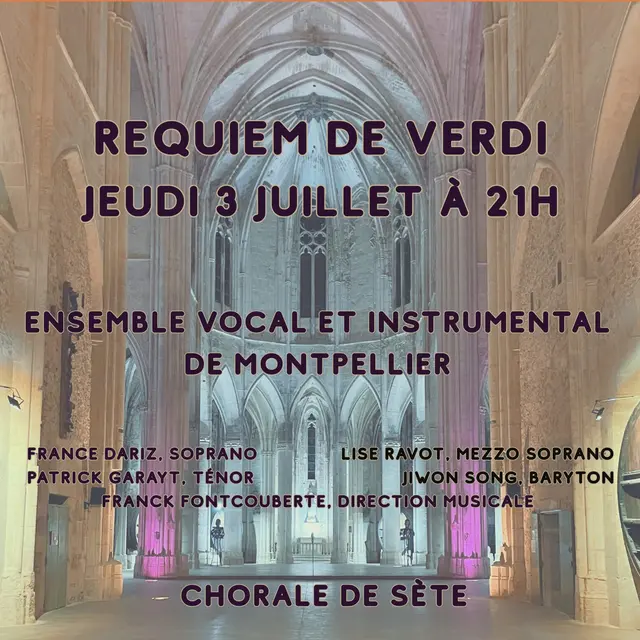 CONCERT : REQUIEM DE VERDI