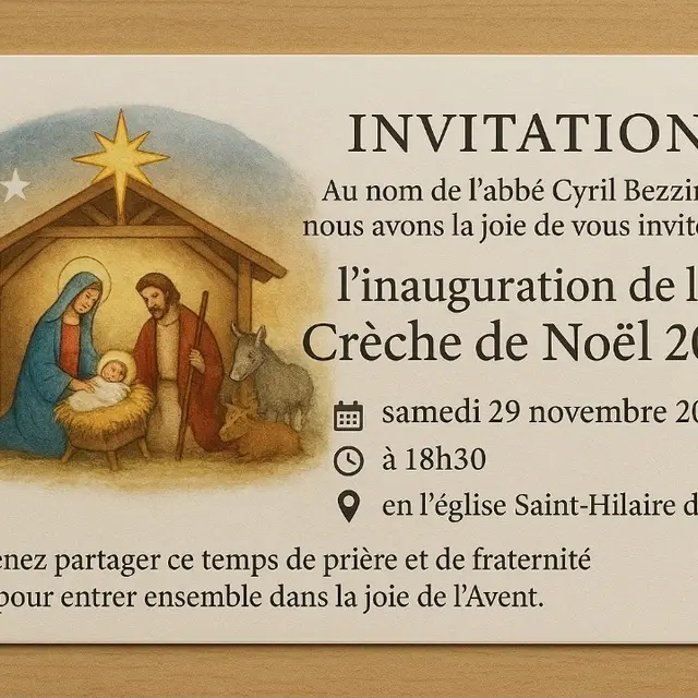 INAUGURATION DE LA CRÈCHE MÉZOISE