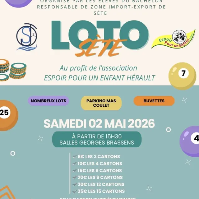 LOTO « ESPOIR POUR UN ENFANT HÉRAULT »