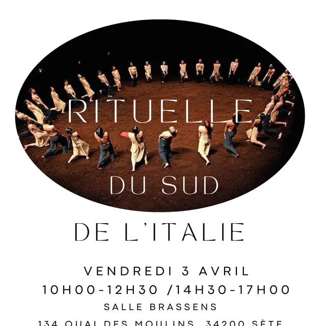 STAGES DE TARENTELLE (DANSES RITUELLES DU SUD DE L'ITALIE) DANS LE CADRE D'ESCALE À SÈTE 2026