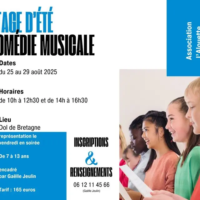 flyer stage comédie musicale