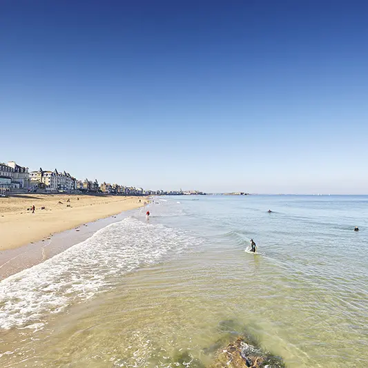 La Grande plage du Sillon - Saint-Malo